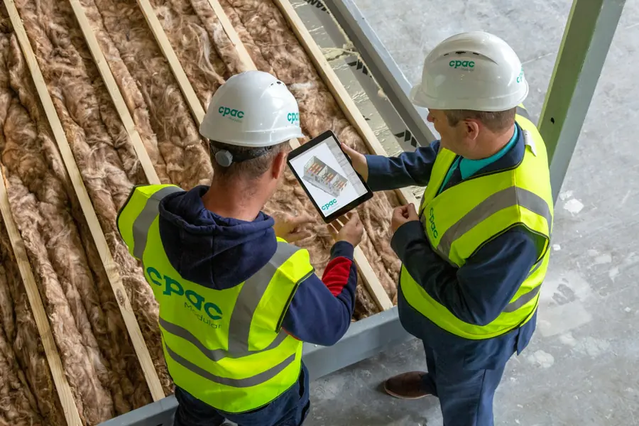 Inspecting attic insulation and framing